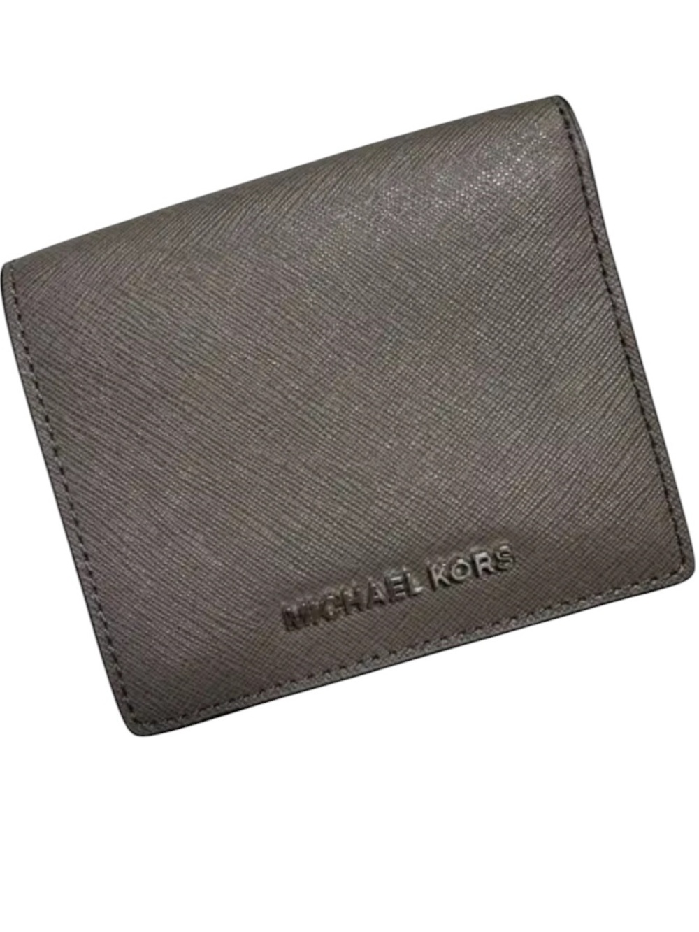EUC Michael Kors Jet Set Leather Wallet
Never Used Grey With Silver Hardware